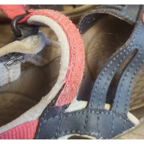 Keen Rose Adjustable Strap Hiking Sandals Toddler Size 9 Navy Pink - Picture 7 of 12